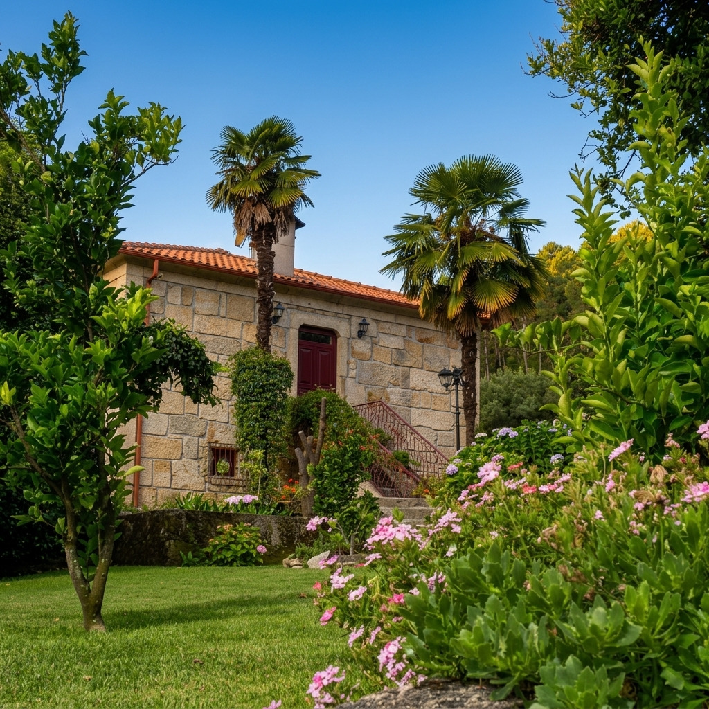 A casa original, décadas atrás
