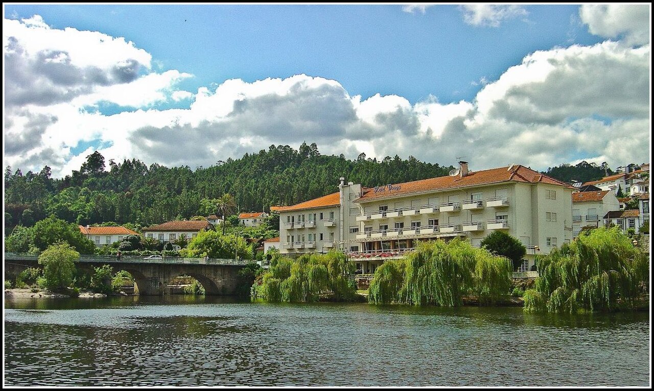 Termas de São Pedro do Sul junto ao rio Vouga